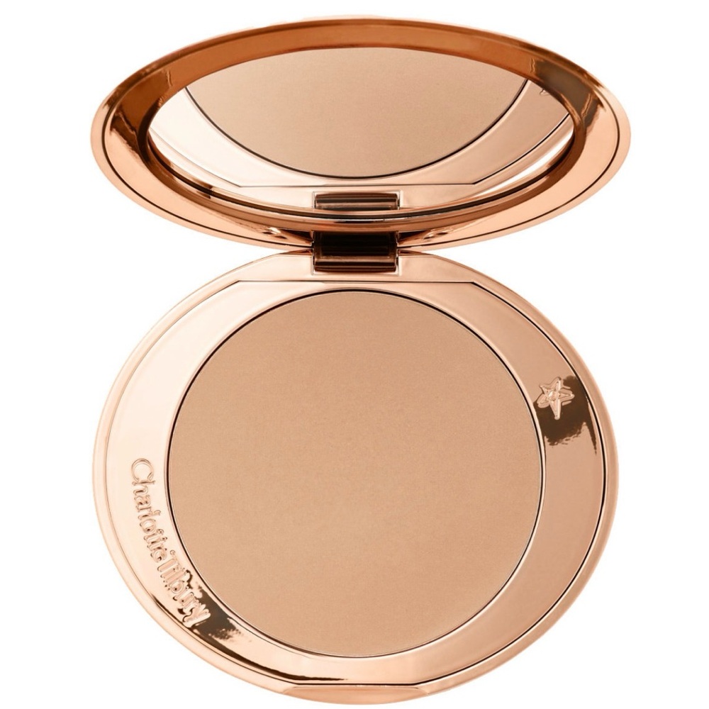 Authentic Charlotte Tilbury Airbrush Matte Bronzer Fair/Pale Refillable Compact